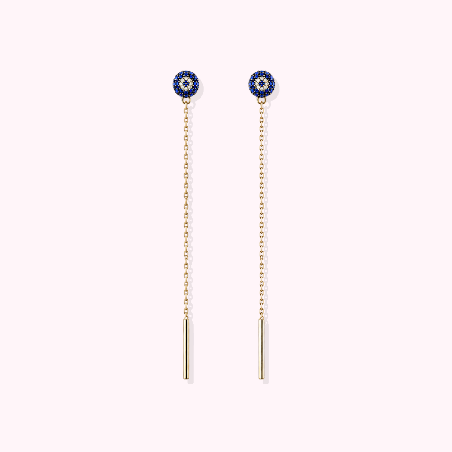 14K Solid Gold Voladores Earrings