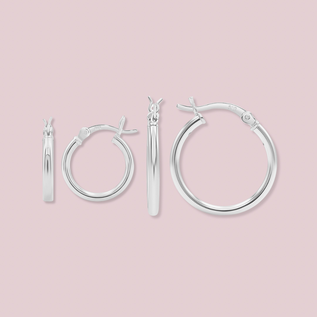 Tube Hoop Earrings