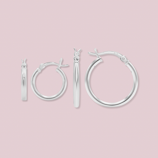 Tube Hoop Earrings