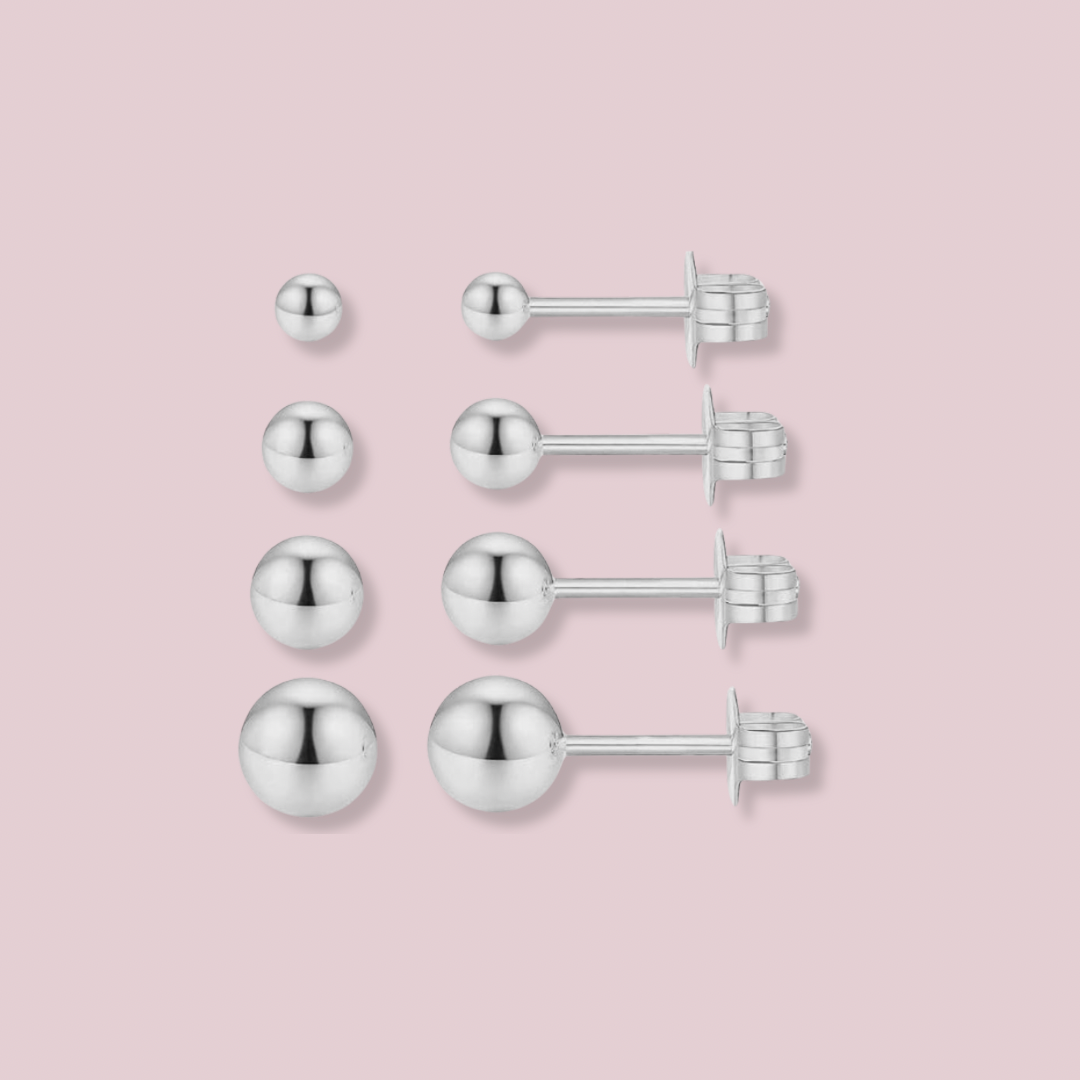 Ball Stud Earrings