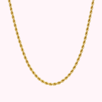10K Semi Solid Rope Chain