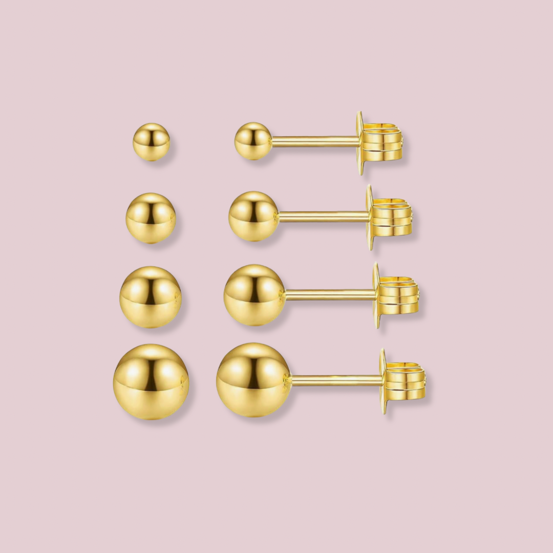 Ball Stud Earrings