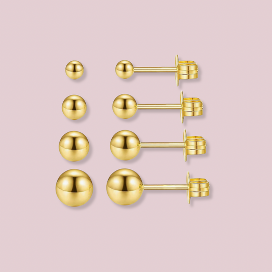 Ball Stud Earrings